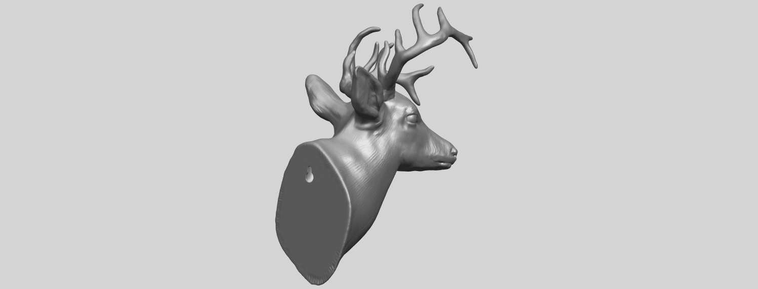 11_TDA0615_Deer_HeadA05.png Free 3D file Deer Head・Template to download and 3D print, GeorgesNikkei