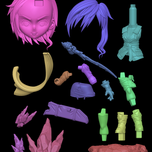 PARTS.png Rayo - Final fantasy - Chibi
