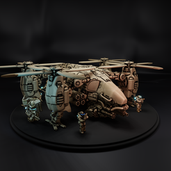 Dropship-test-4.png Vaisseau largable Charon et transport lourd