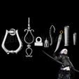 Accesories.jpg Brother Nier Gauntlet and Accesories for Cosplay - Nier Replicant