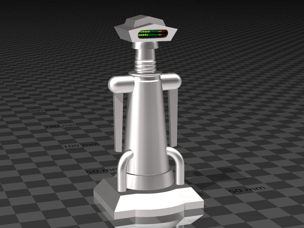 BUCK ROGERS Crichton Robot kit 3D Print 3 3/4 inch for mego 