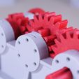 efcd19150a7b8d9253195e3062812426_display_large.JPG Free STL file Industrial Spur Gearbox / Gear Reducer (Cutaway version)・3D printable object to download