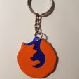 20181229_174403.jpg Fichier STL gratuit porte clé Firefox・Objet à télécharger et à imprimer en 3D