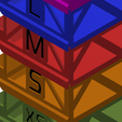 BACK.png Free STL file Stackable glove box holder・3D printable object to download