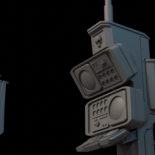 Untitled7.png Strategic Point - Marqueur d'Objectif Sci-Fi (Compatible avec les Wargames 28mm)