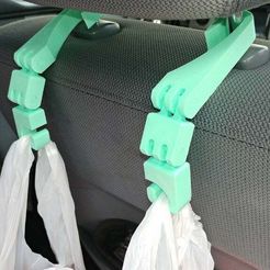 2017-11-23_11.46.29.jpg Free STL file Linked Trash Bag Hanger・Object to download and to 3D print