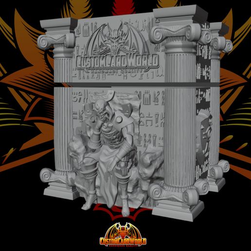 Yugioh Deckbox - Eldlich the golden Lord STL File for 3D printingCults