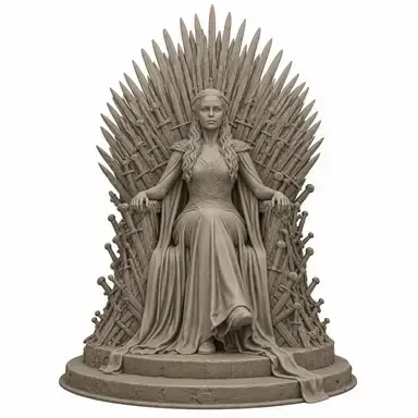 DENAERYS ON THE THRONE