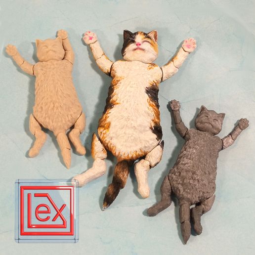 3-1.jpg STL-Datei Glückliche Katze herunterladen • Objekt für 3D-Drucker, LexNonScripta