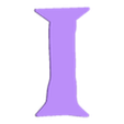 Letter_I.stl Stencils - Diablo
