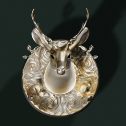 Venado-frontal.png Deer trophy