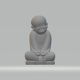 5.png Little Monk 3D print model