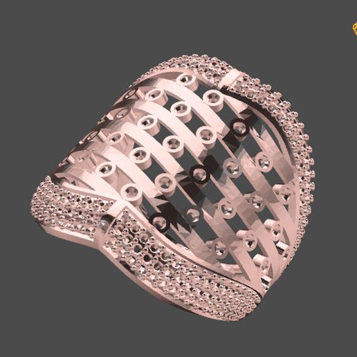 Gents Ring - STL READY 3D model