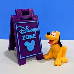 Disney_Zone_SB_Sign.jpg Miniature A-Frame Sidewalk Sign "Disney ZONE"