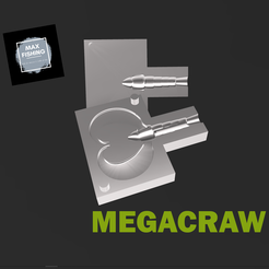 megacraw.png Megacraw" soft lure mold (crayfish)