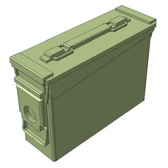 30cal_01.jpg .30 Cal closed ammunition box optimised for 1/35th scale