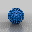 corona-virus-quickanddirty2.png Corona virus for 3d print V3.0 - going viral.