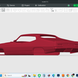 Screenshot-2502.png 1970 Ford Torino King Cobra scale detailed model, hollow shell body, clean no interior, rc, slot, drag, cars, resin, fdm, printable