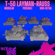 T34-Sentinel-8.png T-50 Layman-Rauss Battle Tank Superpack - Imperial Army Red Rifles
