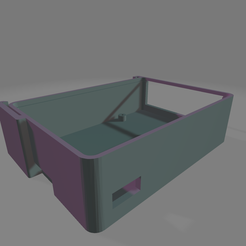 S1-Pi-Case-Bottom.png STL file Ender 3 S1 Raspberry Pi 3 Case / Mount・Design to download and 3D print