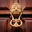 ae om | La Buddha Door Knocker