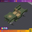 JEEPWILLYS-PORTADA4.png 4x4 War Vehicle - STL Digital Download for 3D Printing