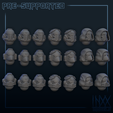 heads.png GALACTIC WARRIORS - FOREGUARD VETERANS - HELMETS [PRE-SUPPORTED]