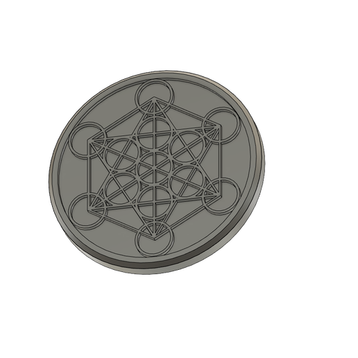 metatron's cube coaster