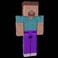 Minecraft-Herobrine.jpg Minecraft Herobrine (Easy print and Easy Assembly)