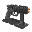 5.png Agent K's Pistol - Blade Runner - Printable 3d model - STL + CAD bundle - Personal Use