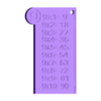 tabla 9.stl Multiplication tables