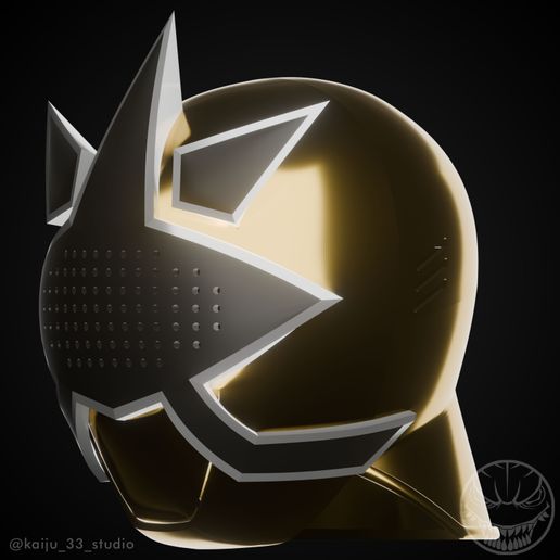🗡️ GOLD SAMURAI RANGER SHOGUN MODE HELMET - POWER RANGERS SAMURAI・ STL ...