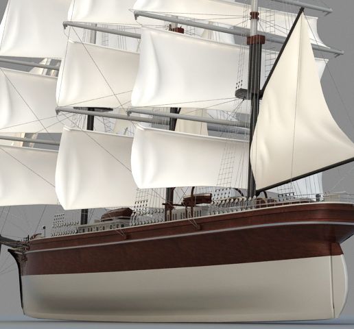 🚢 Historic Sailing Ship 3D model・ 3D File for 3D printing