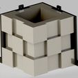 m1.jpg Concrete flower pot molds, rubik's cube model