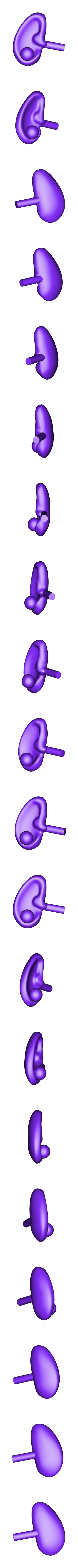 ear_right_v1.stl Mrs. Potato Head [Toy Story]