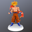 Goku-Dragon-ball-z-3D-print-model5.png Goku Dragon ball z 3D print model