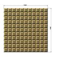 3D-P2-04.JPG chocolat squares pattern 3d panel 3D print model