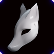 z13-B.png Kitsune Demon Fox Mask Mascara de Zorro Kitsune 10