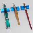 PenRest1.jpg Pen/Brush/Tool/Chopstick Linear Rest Customizer