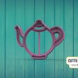 Tetera-M2.jpg Fichier STL Théière Cookie Cutter M2 théière・Objet imprimable en 3D à télécharger