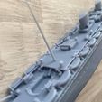 6C121B3E-2A4D-42D7-96F2-318A2C4E6B78.jpeg STL file SS Rex ocean liner full hull and waterline printable model・3D printing model to download