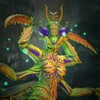 2_FullQuality.png Mantis, insectoid blade dancer 3d print figurine