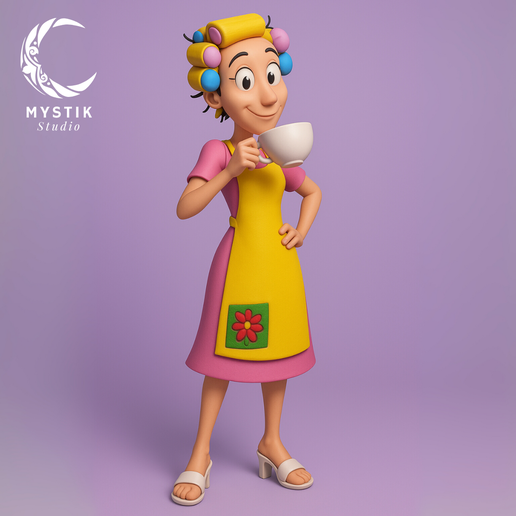 👾 Doña Florinda- El Chavo del 8・Archivo STL para Impresión 3D・Cults