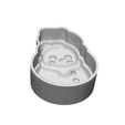 376385787_634703905319368_4113328355133297334_n.jpg Kawaii Snowman Cookie 1 Piece Hybrid Mold Press Solid Shampoo