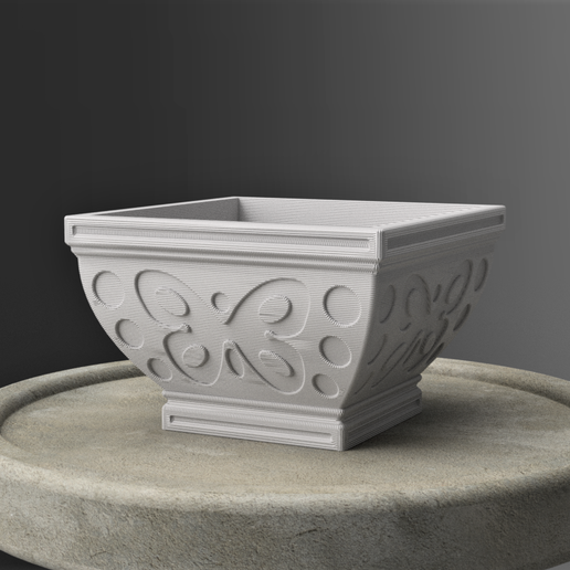 Butterfly Planter 3D model