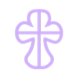 cruz3.stl Kit of cutters of 4 communion crosses