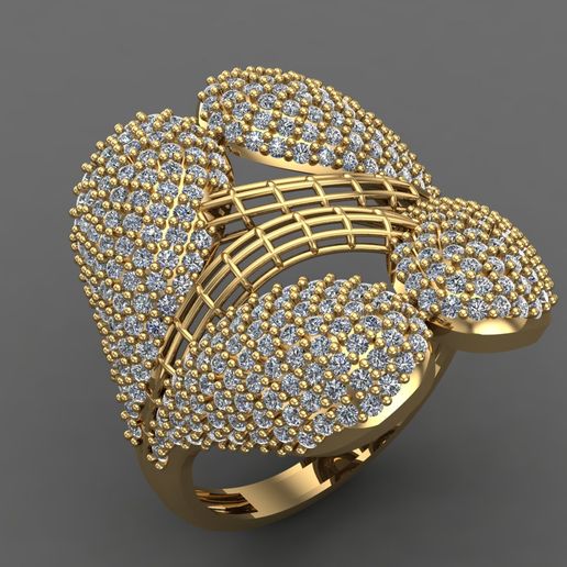 WOMEN RING - 3DM RENDER DETAIL 3D PRINT MODEL - 3D model