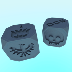 5cart.png STL file Action and Faction bones for Dune Dice Game - board game free 3D model・3D print object to download