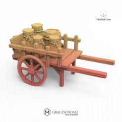 1000X1000-Gracewindale-july-teaser.jpg Free STL file Cart with Goods・3D printable object to download