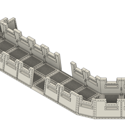 wholePiece.png Modular Trench Line for Wargames